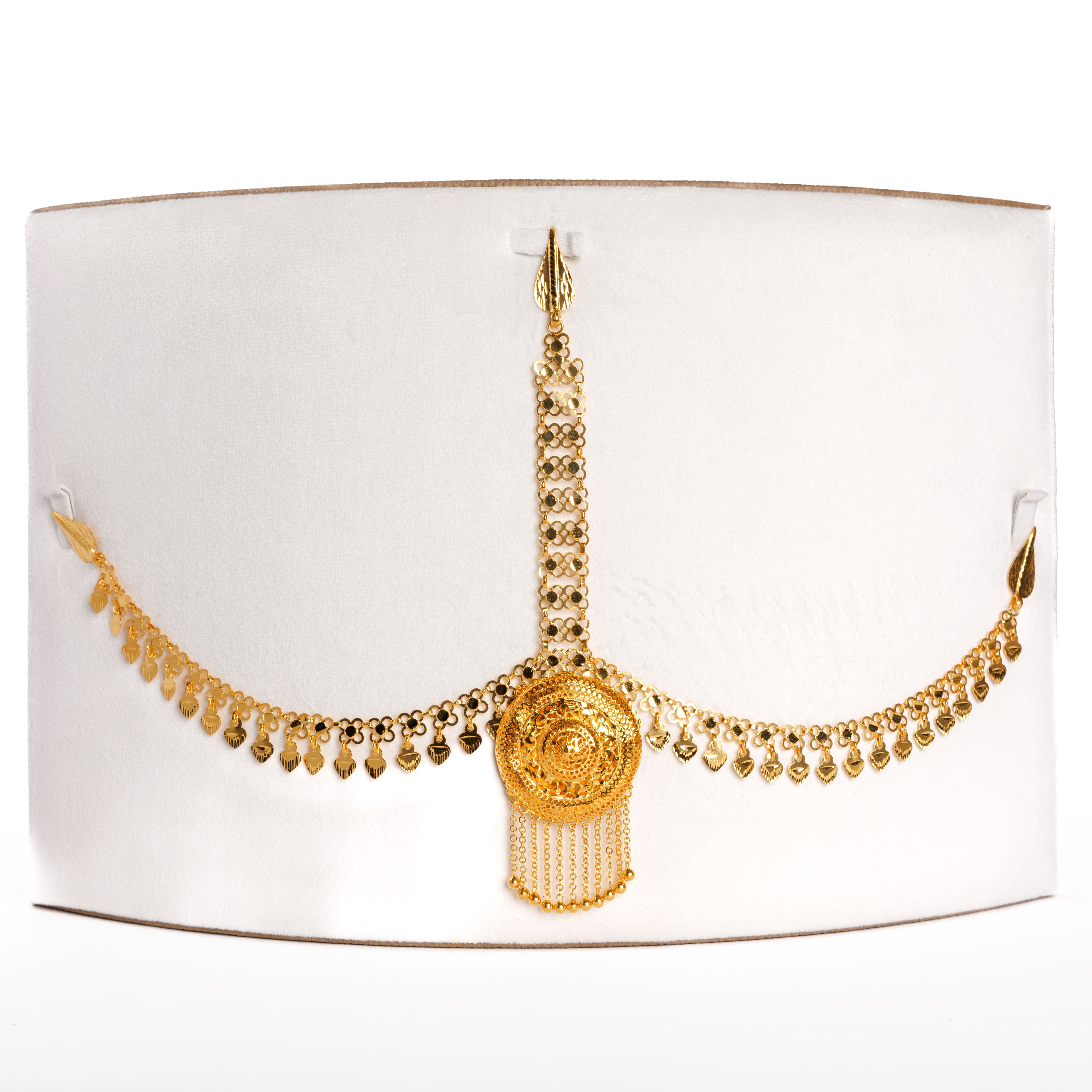 شكل مستدير الشكل Mafraq (D3) - Silver 925 و Gold Plated