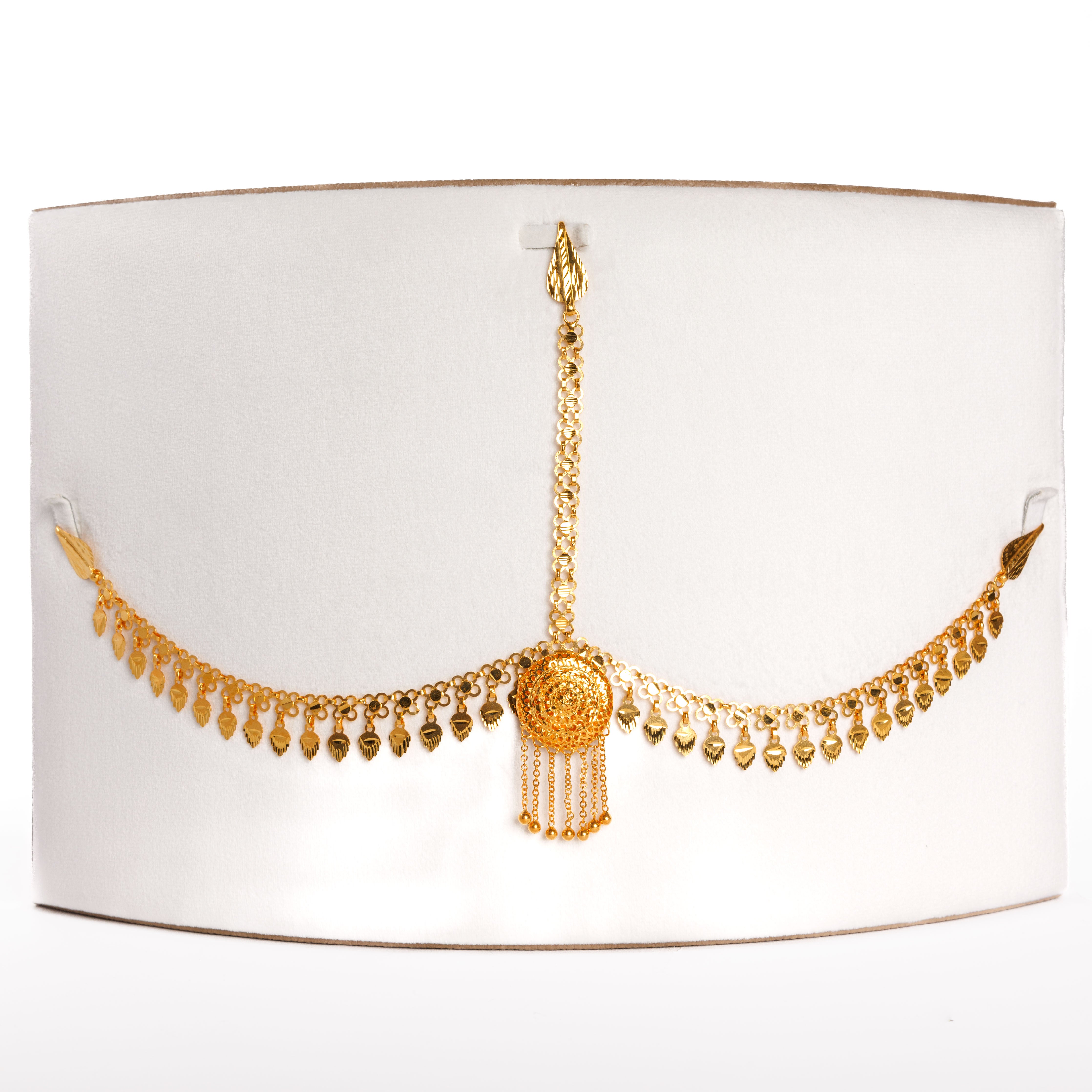 شكل مستدير الشكل Mafraq (D8) - Silver 925 و Gold Plated