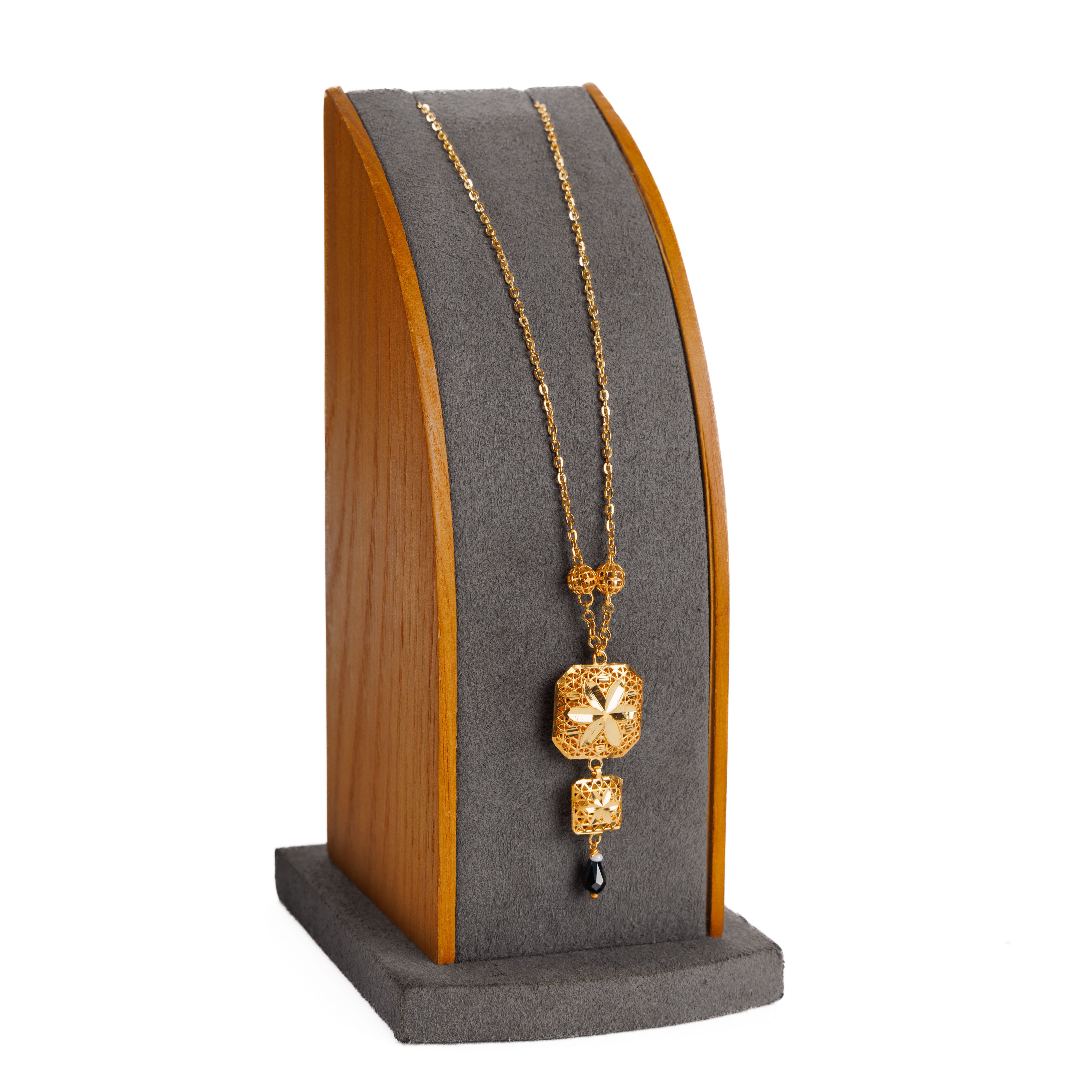 إطار الطفل المزدوج Mala (Stone) - Silver 925 و Gold Plated