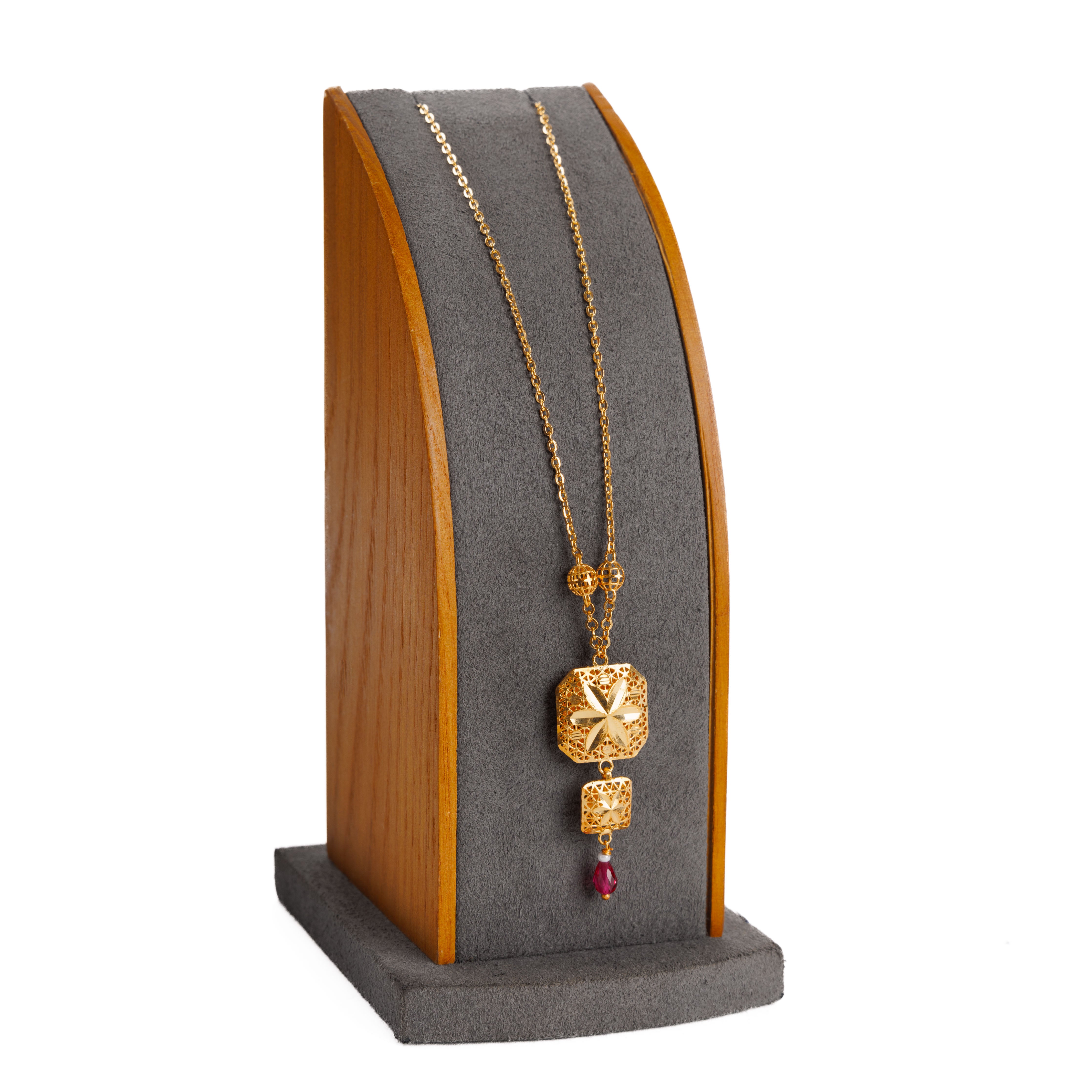إطار الطفل المزدوج Mala (Stone) - Silver 925 و Gold Plated