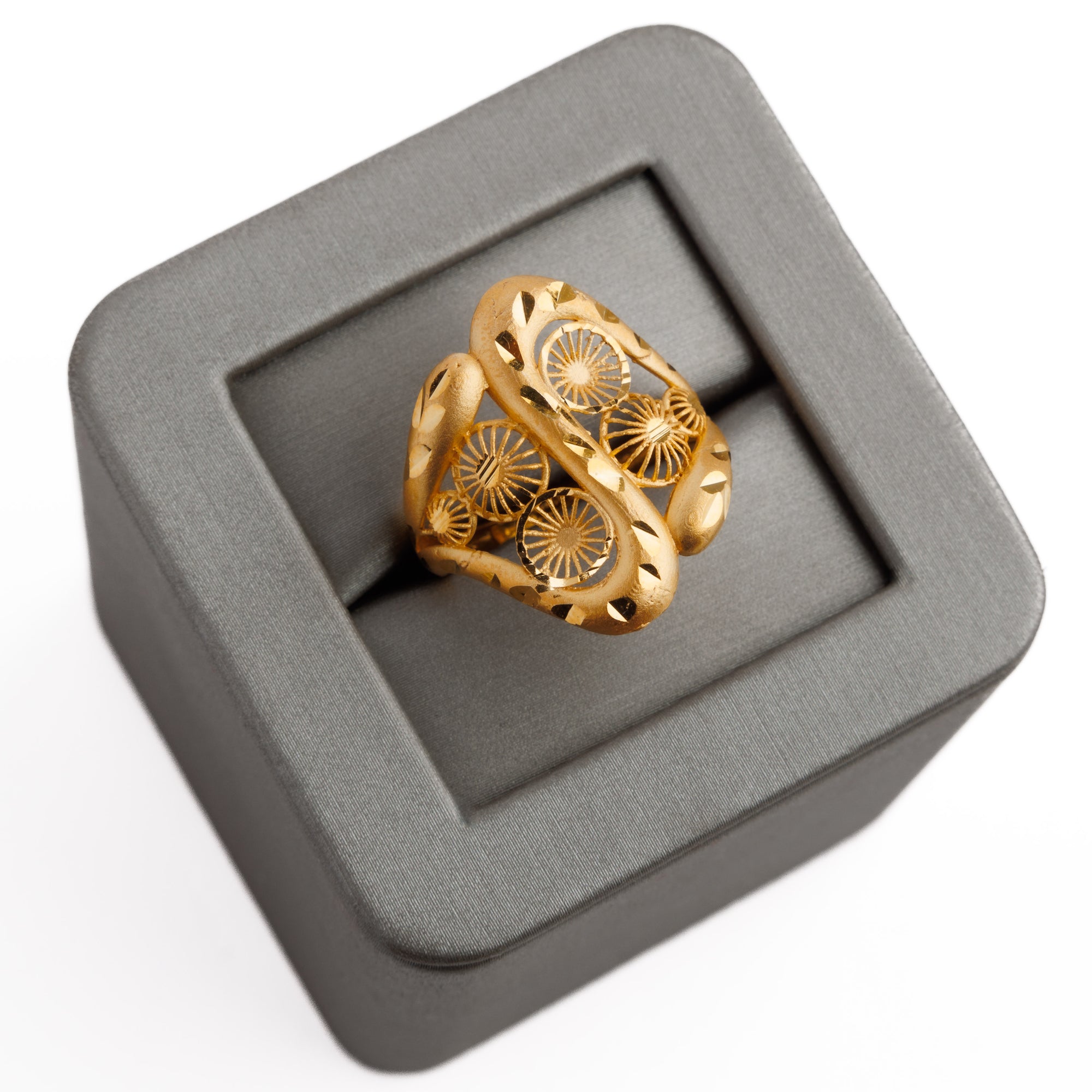 3D RP Rings (D85) - Silver 925 & Gold Plated