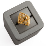 3D RP Rings (D78) - Silver 925 & Gold Plated