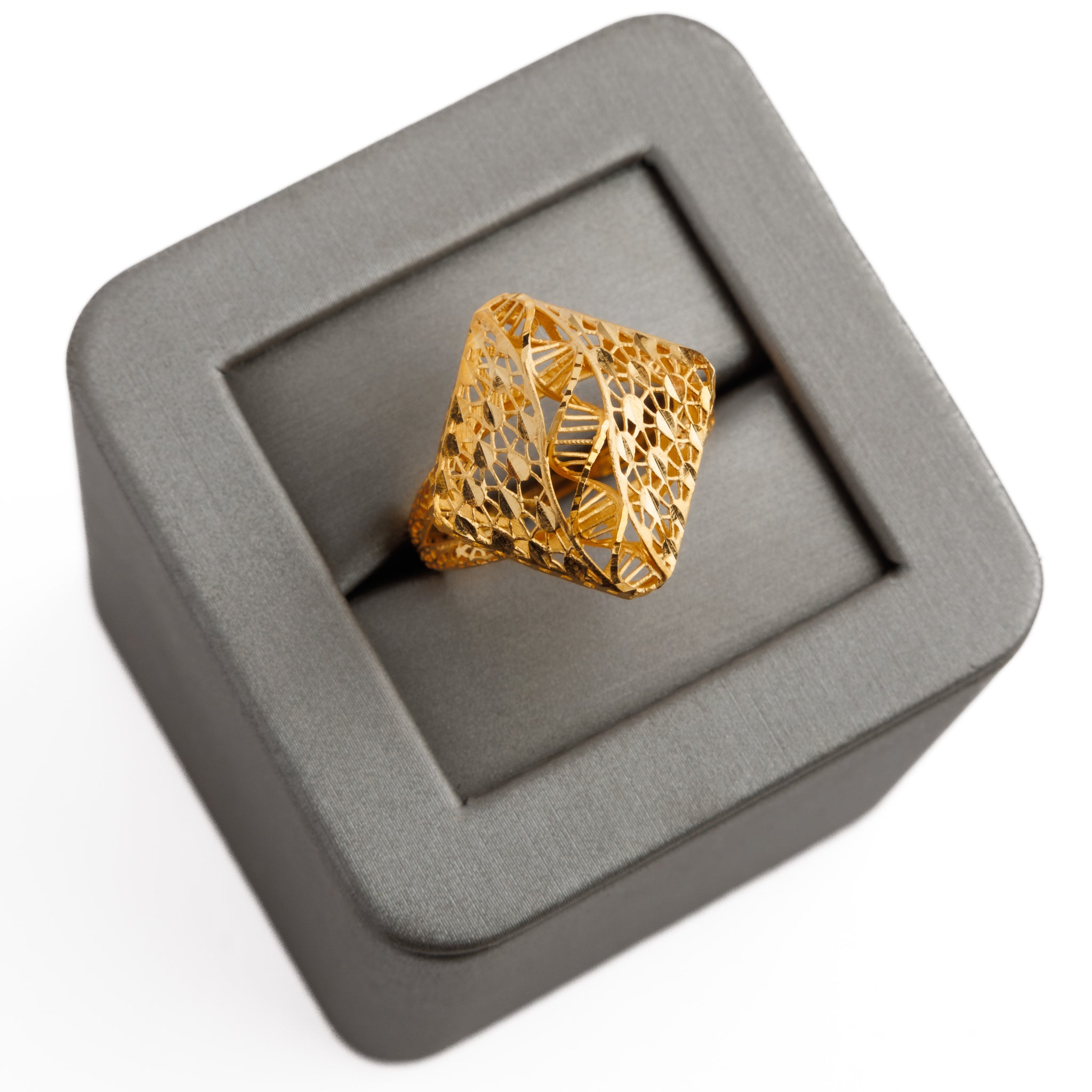 3D RP Rings (D64) - Silver 925 & Gold Plated