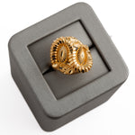 3D RP Rings (D79) - Silver 925 & Gold Plated