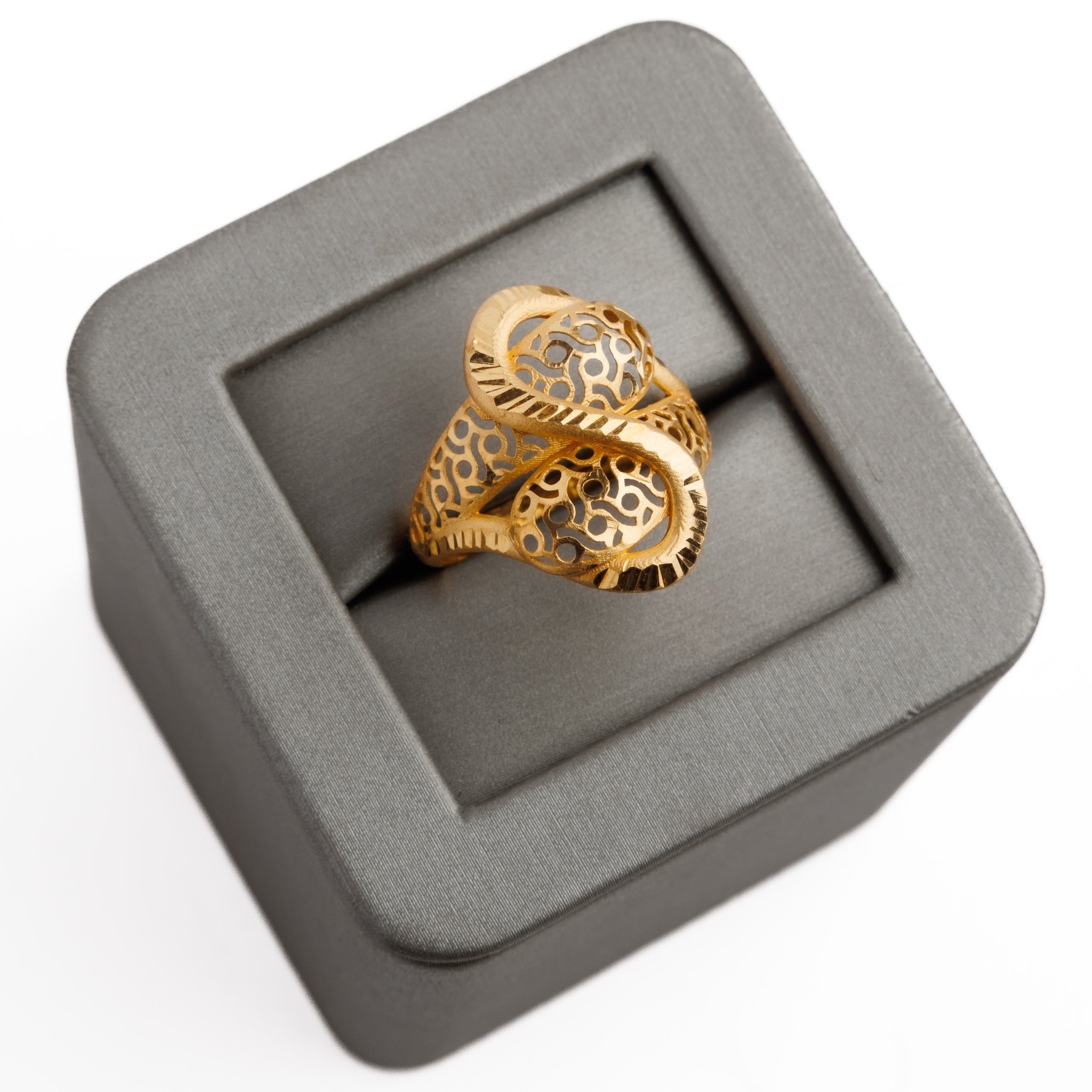 3D RP Rings (D86) - Silver 925 & Gold Plated