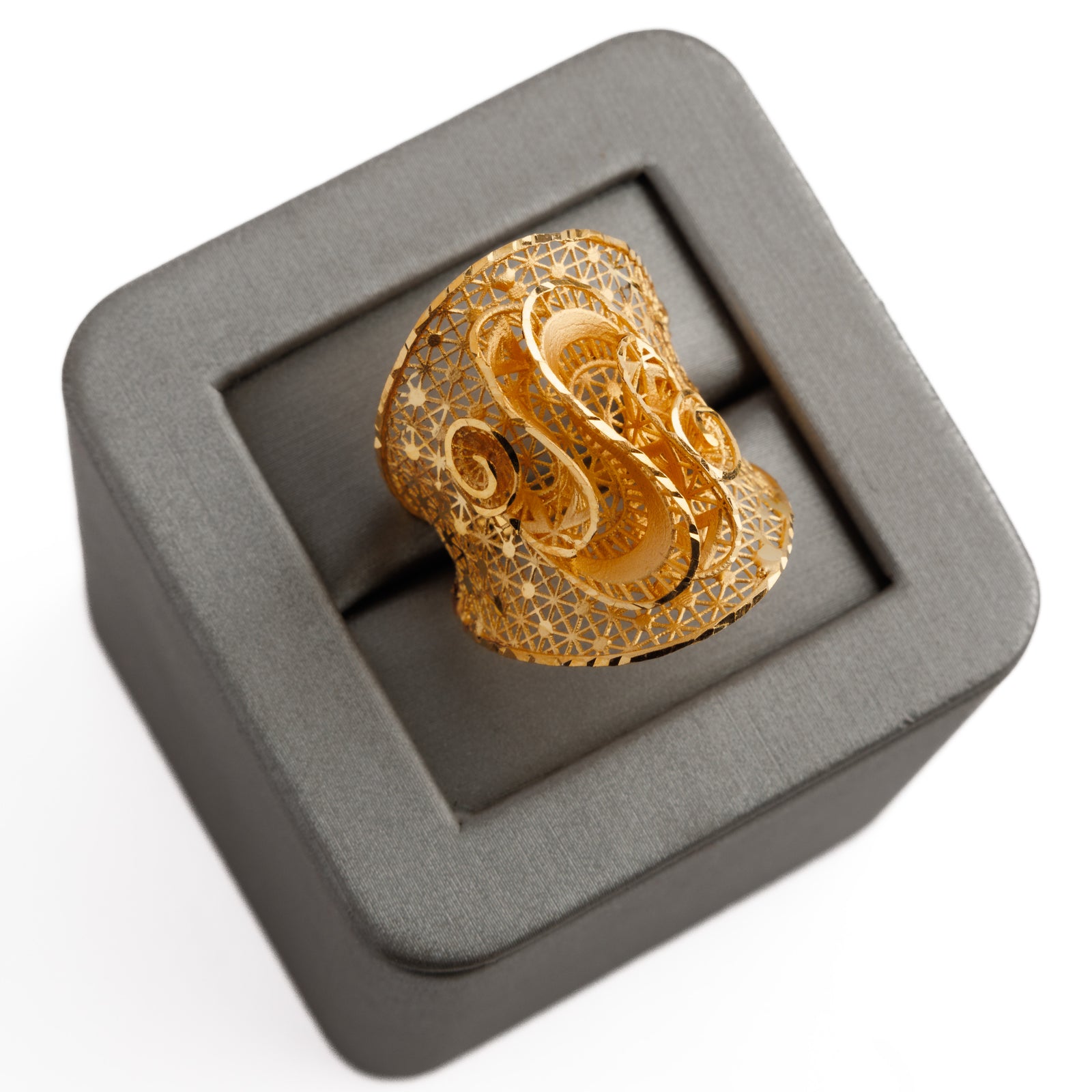 3D RP Rings (D106) - Silver 925 & Gold Plated