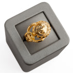 3D RP Rings (D37) - Silver 925 & Gold Plated