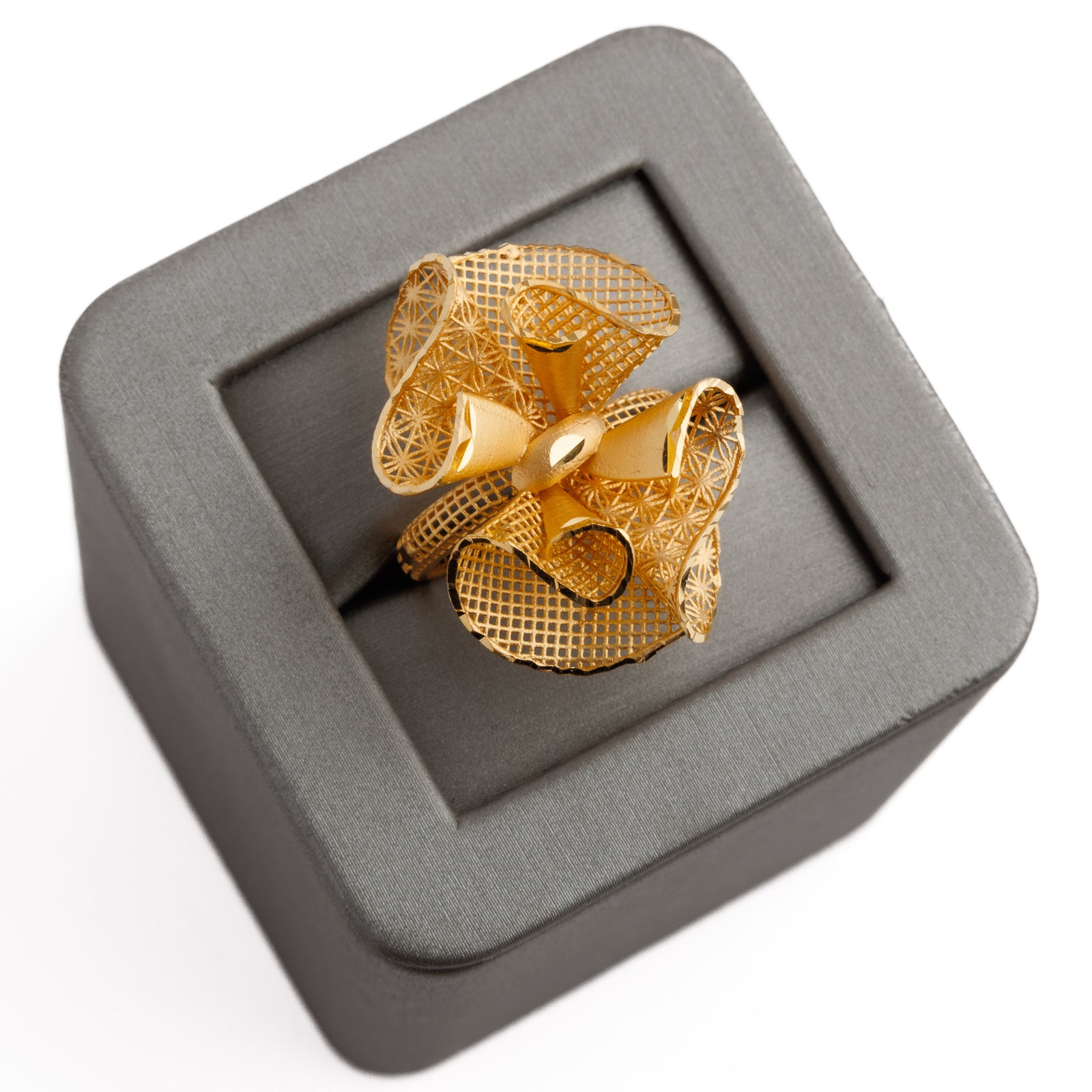 3D RP Rings (D102) - Silver 925 & Gold Plated