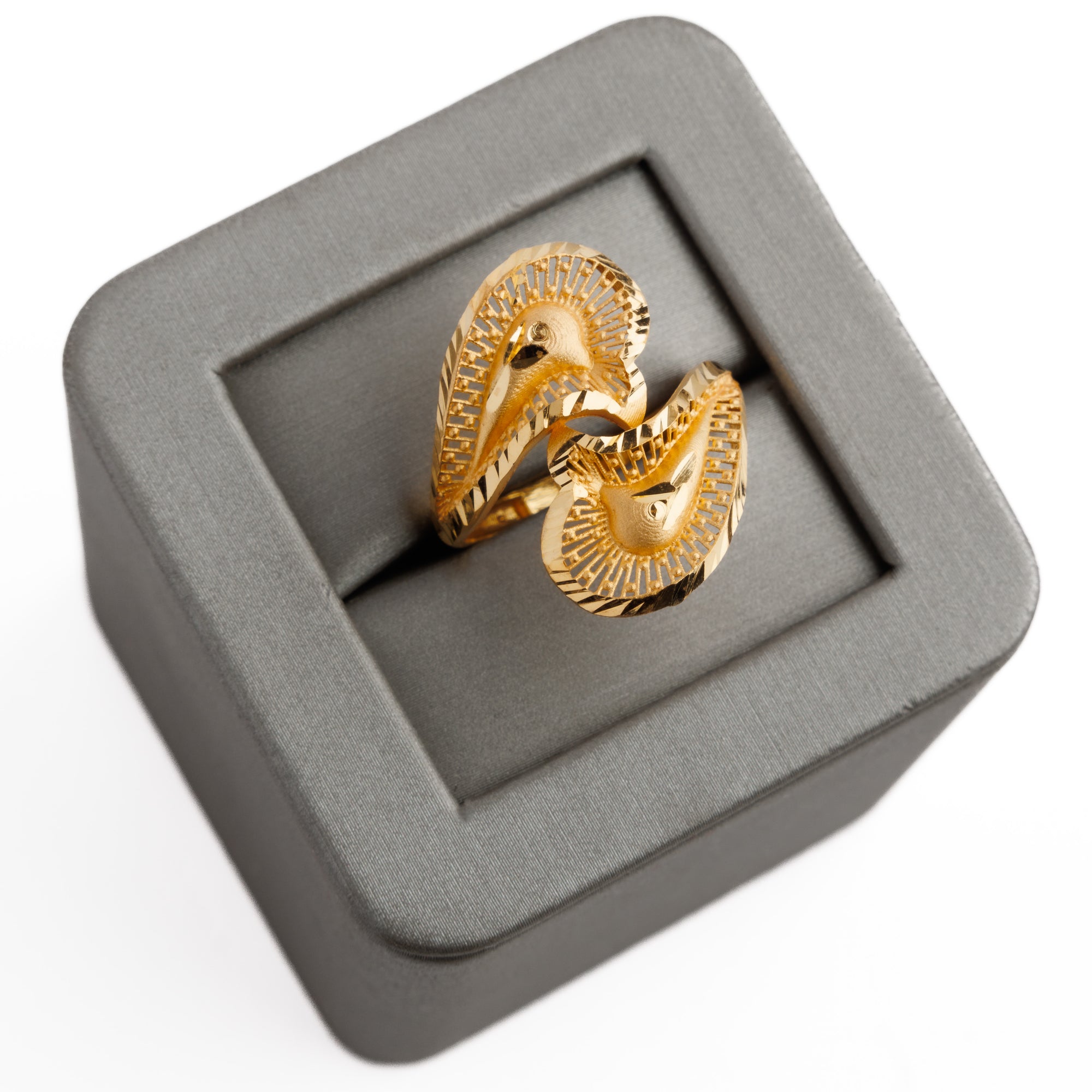 3D RP Rings (D31) - Silver 925 & Gold Plated