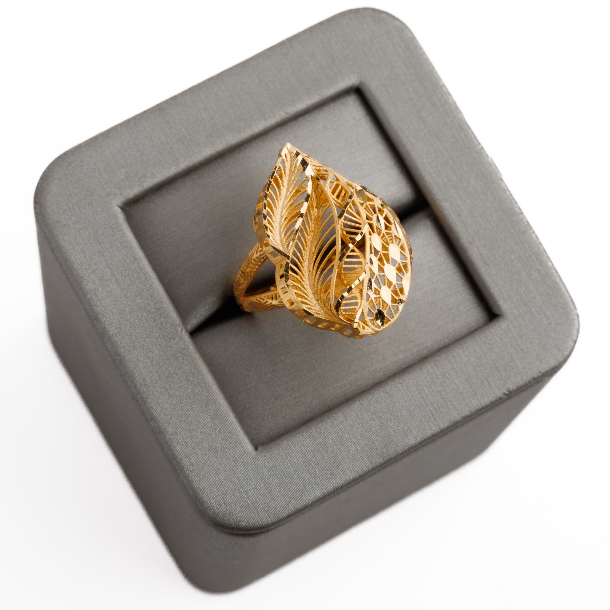 3D RP Rings (D45) - Silver 925 & Gold Plated