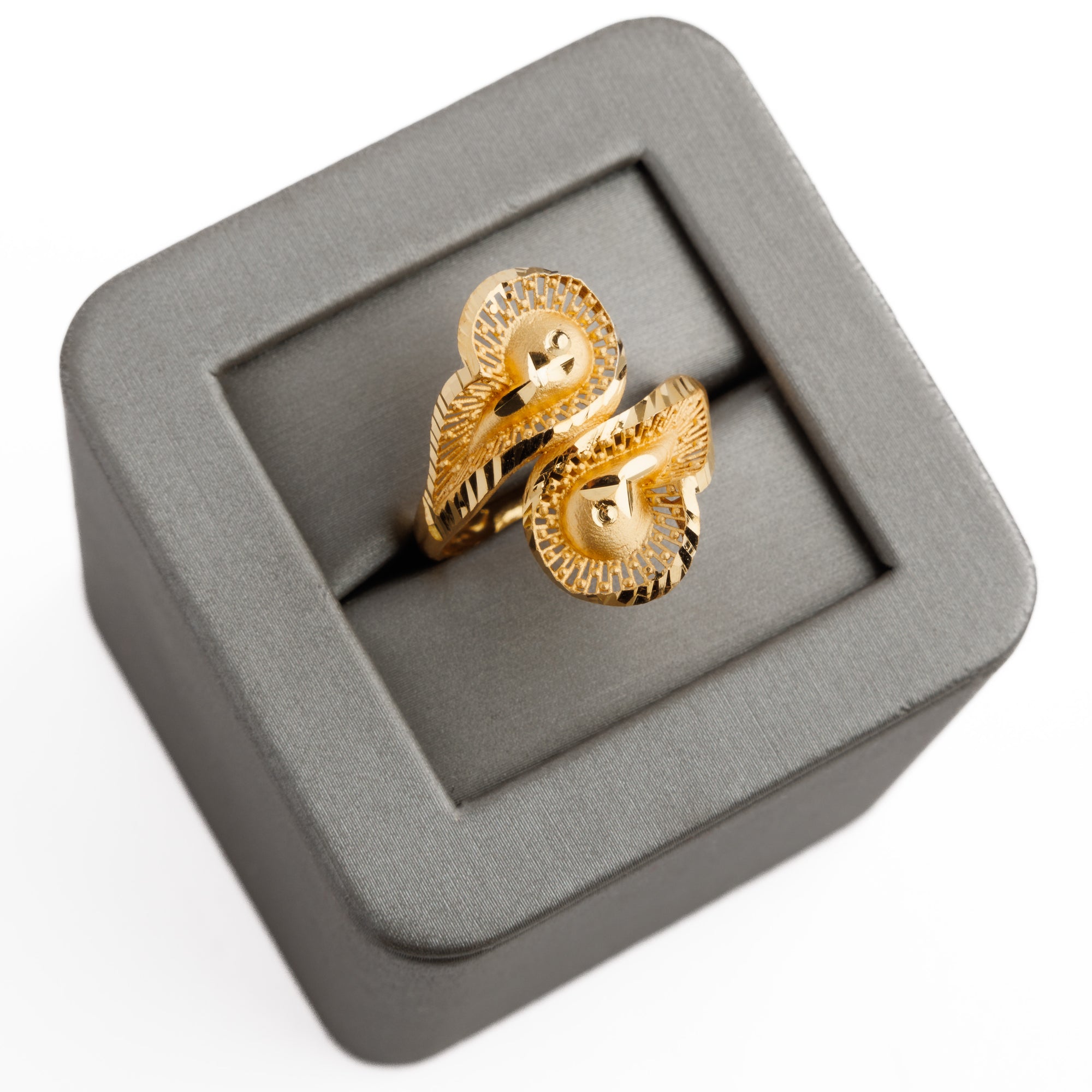 3D RP Rings (D73) - Silver 925 & Gold Plated