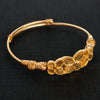 Flexible Child's Bangle (D15) - Silver 925 & Gold Plated