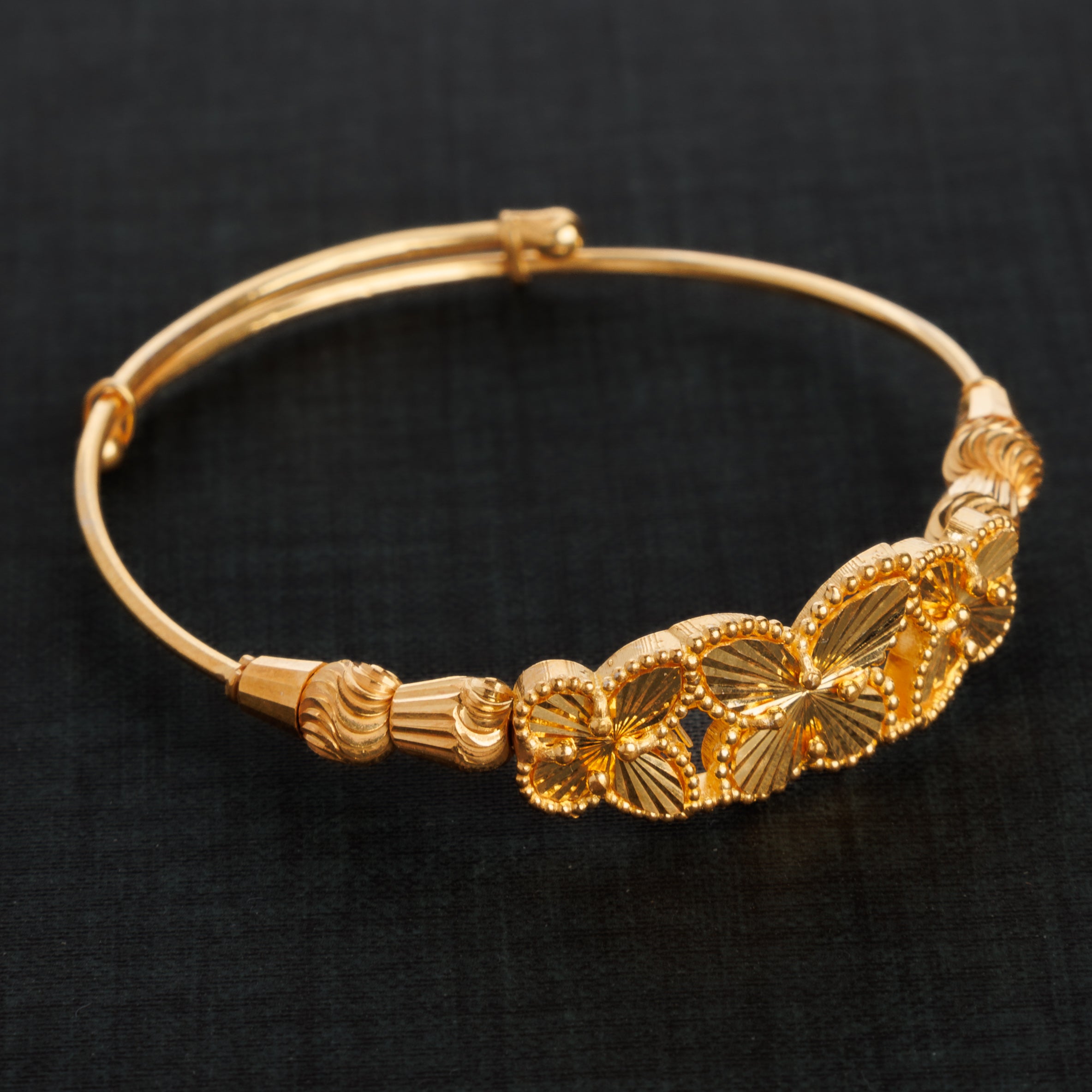 Bangle's Child المرن (D15) - Silver 925 و Gold Plated