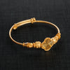 Flexible Child's Bangle (D14) - Silver 925 & Gold Plated