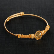 Bangle's Child المرن (D10) - Silver 925 و Gold Plated