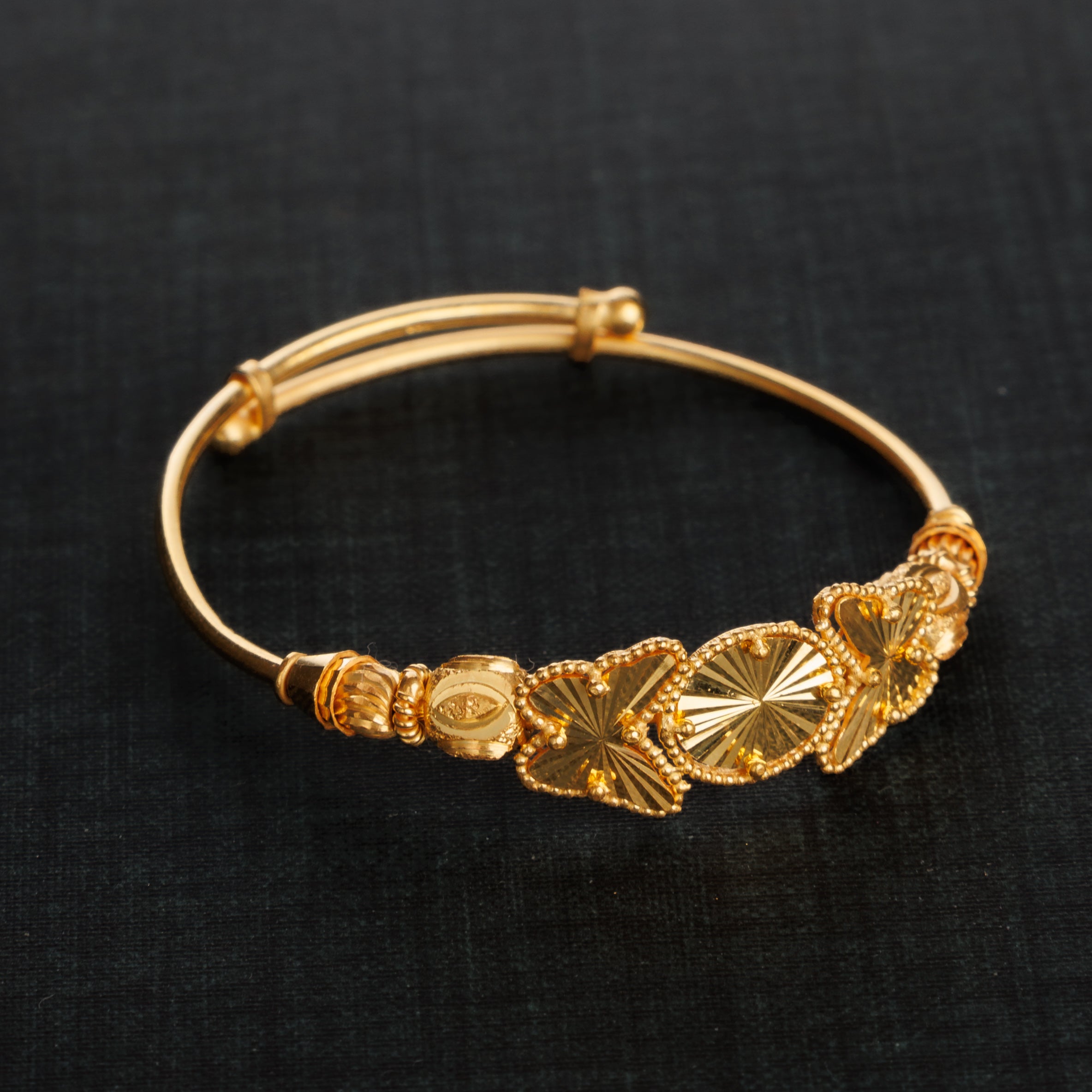 Bangle's Child المرن (D17) - Silver 925 و Gold Plated