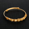 Flexible Child's Bangle (D5) - Silver 925 & Gold Plated