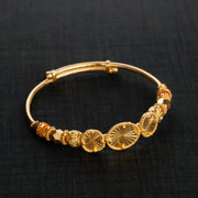Bangle's Child المرن (D24) - Silver 925 و Gold Plated