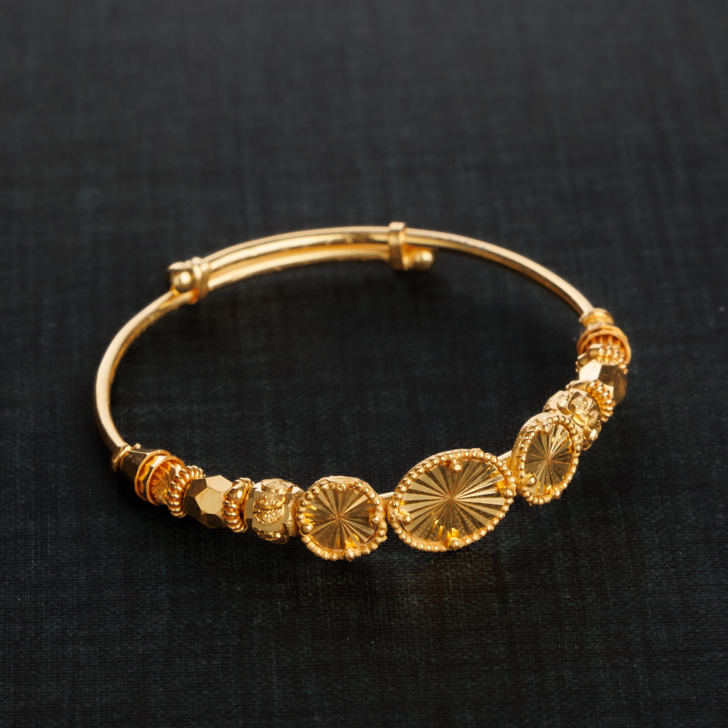 Bangle's Child المرن (D24) - Silver 925 و Gold Plated