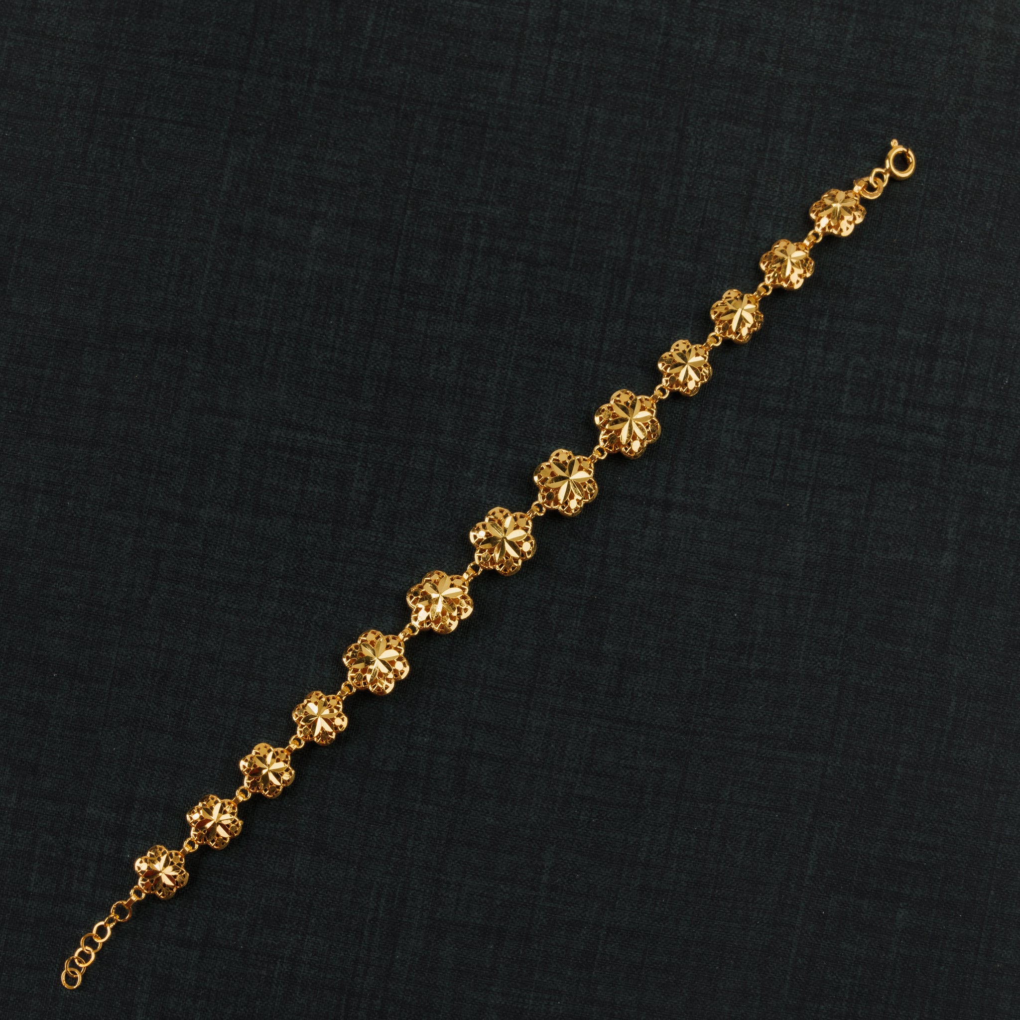 Clover Bracelet (D1) - Silver 925 & Gold Plated