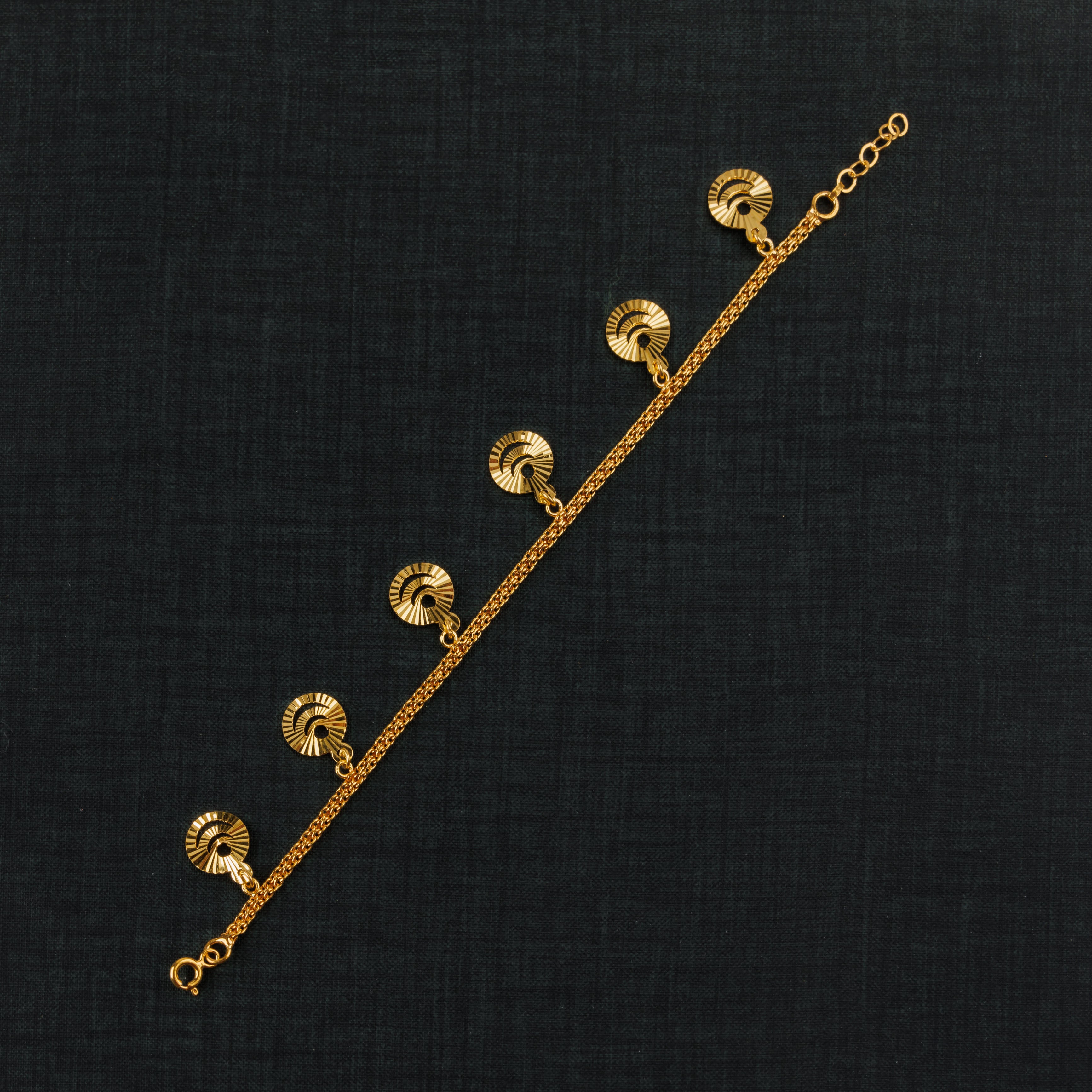 سوار القمر (D1) - Silver 925 و Gold Plated