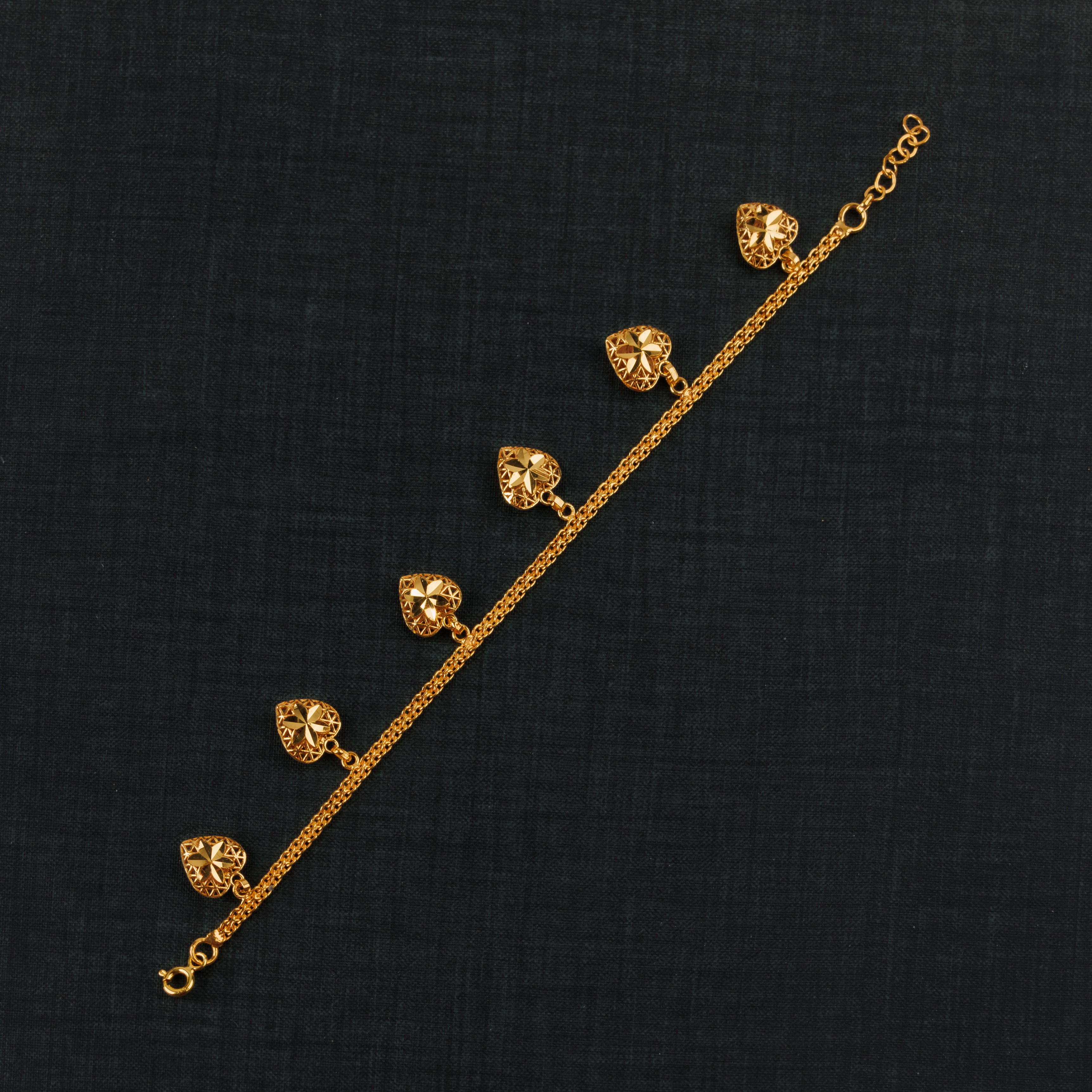 سوار القلب (D4) - Silver 925 و Gold Plated