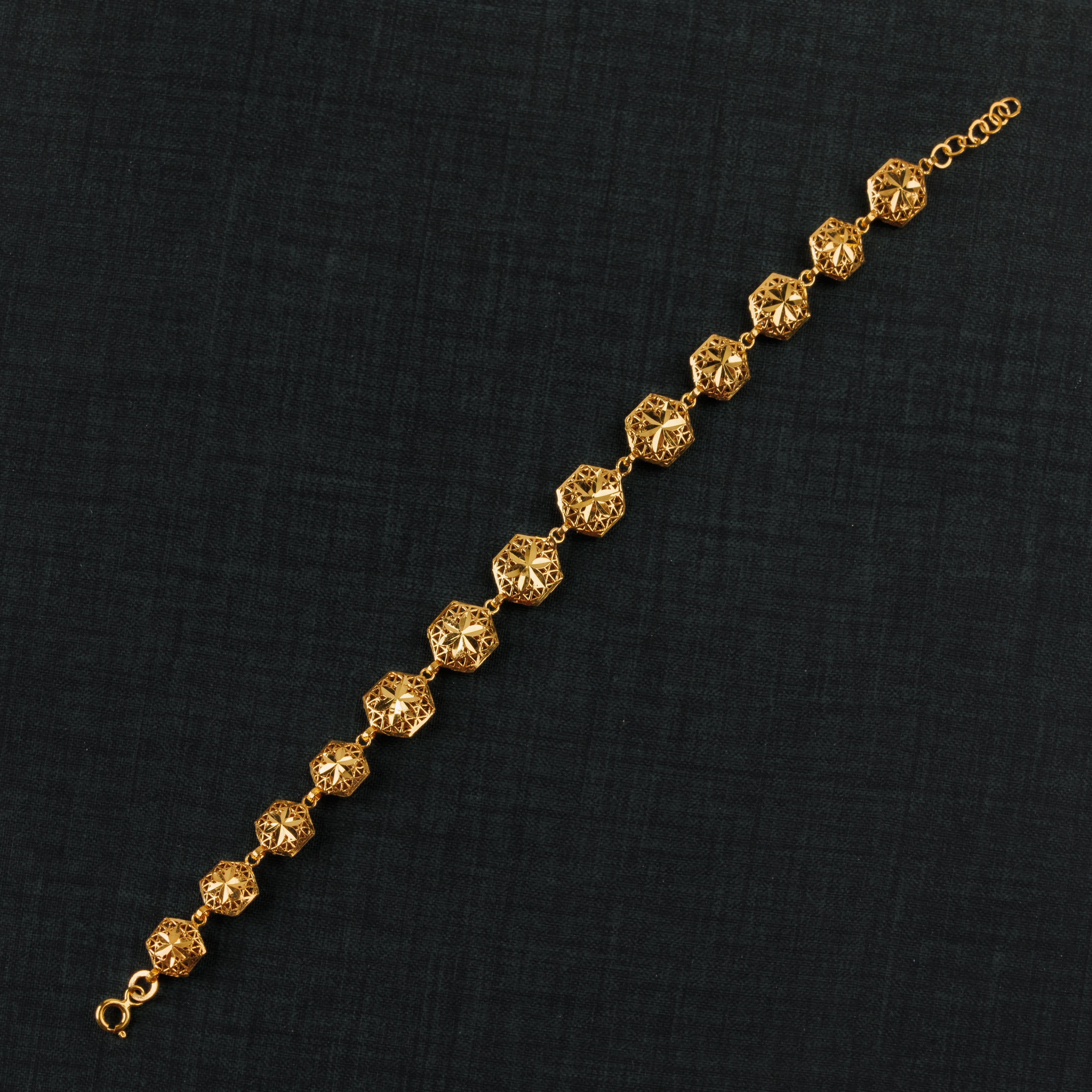 سوار سداسي (D1) - Silver 925 و Gold Plated