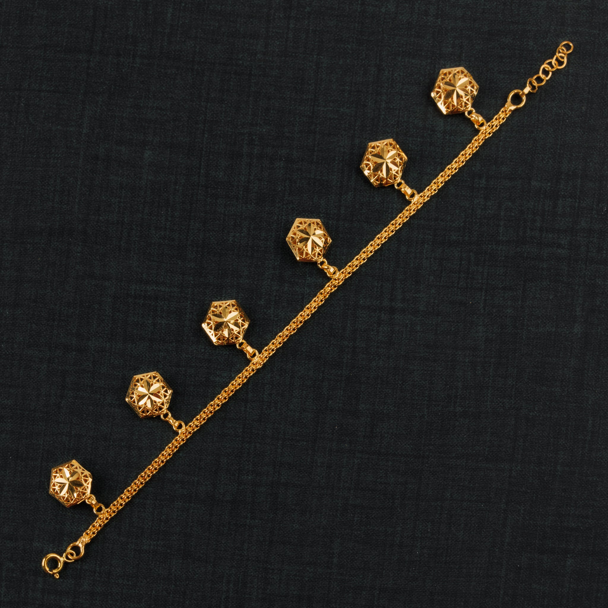 سوار سداسي (D2) - Silver 925 و Gold Plated