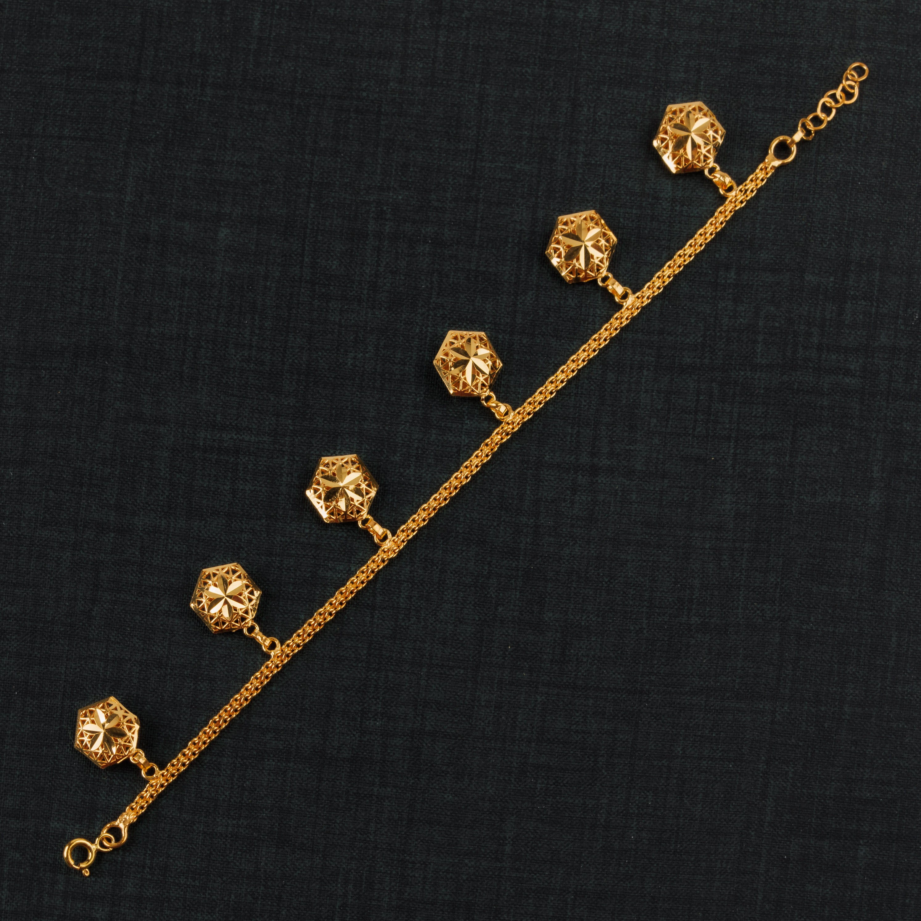سوار سداسي (D2) - Silver 925 و Gold Plated