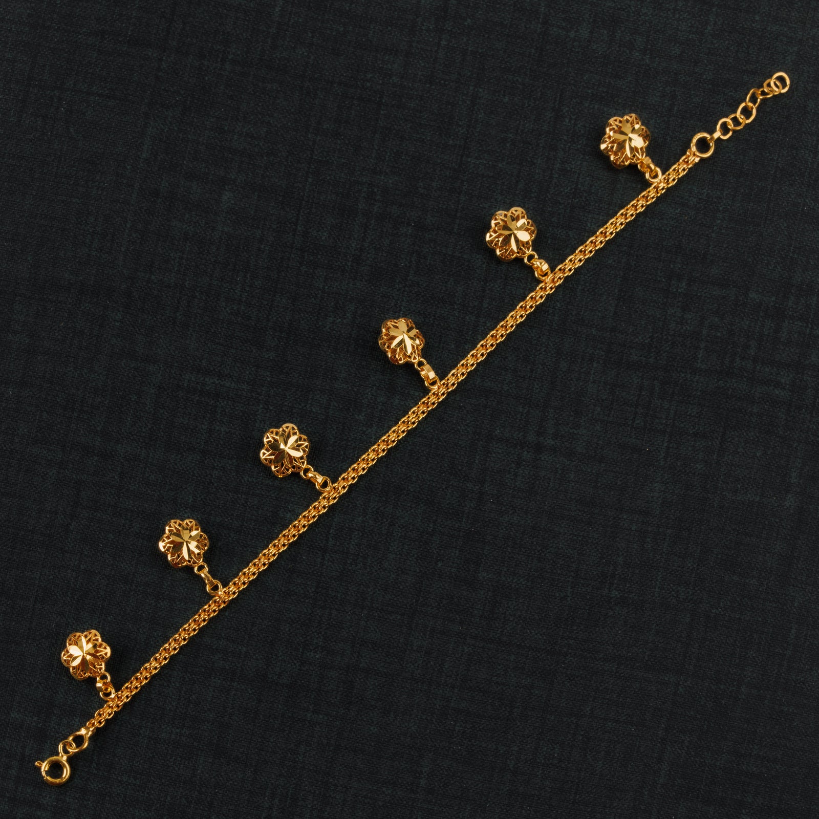 Clover Bracelet (D4) - Silver 925 & Gold Plated