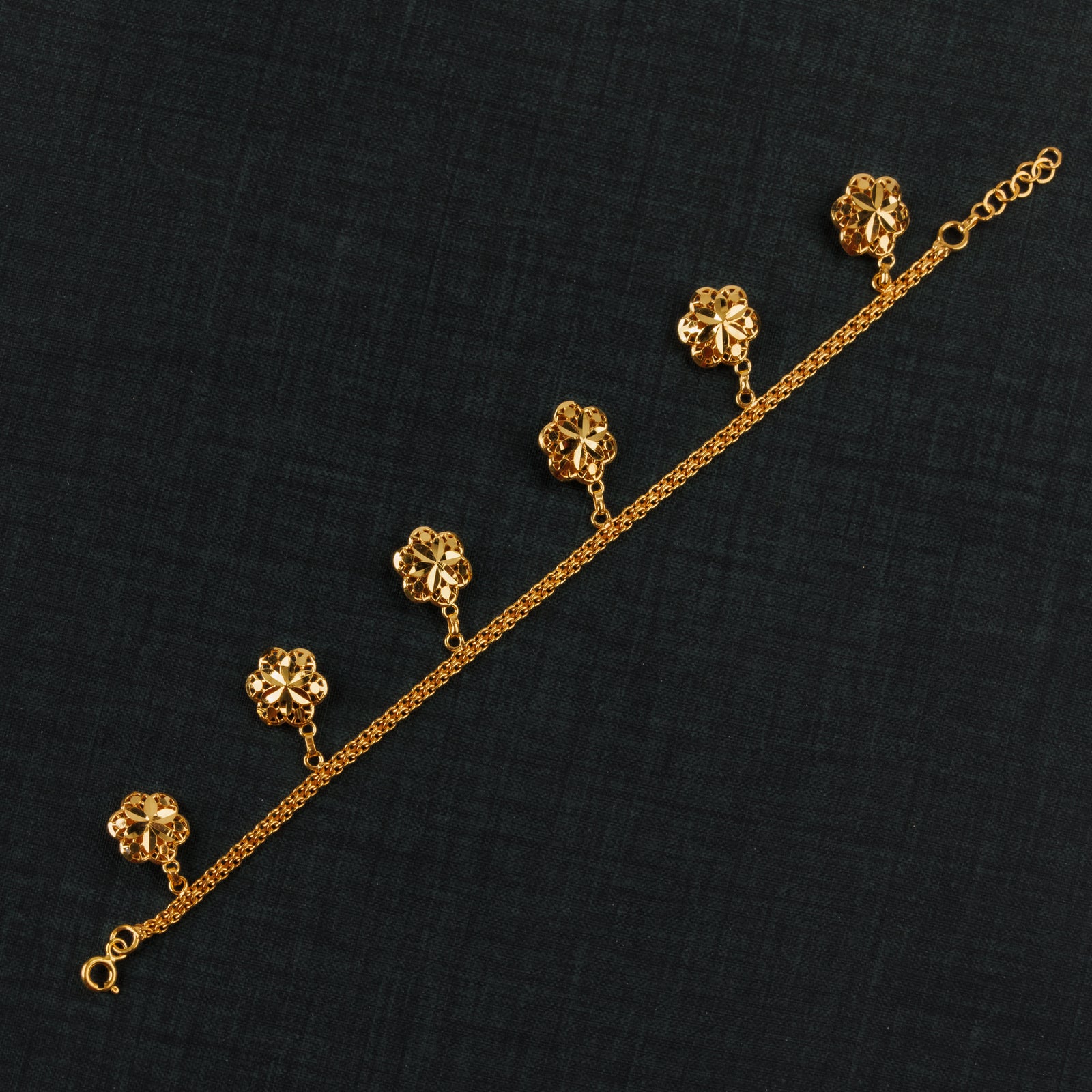 Clover Bracelet (D3) - Silver 925 & Gold Plated