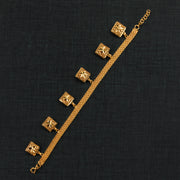 سوار مربع (D4) - Silver 925 و Gold Plated