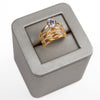 Crystal Ring (D1) - Silver 925 & Gold Plated