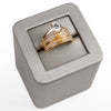 Crystal Ring (D3) - Silver 925 & Gold Plated