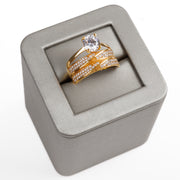 حلقة الكريستال (D3) - Silver 925 و Gold Plated