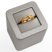 حلقة Infinity / Crystal (D1) - Silver 925 و Gold Plated