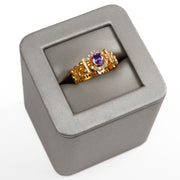 Rolex Ring (Purple) - Silver 925 & Gold Plated