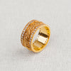 Zircon Band/Dabla (D4) - Silver 925 & Gold Plated