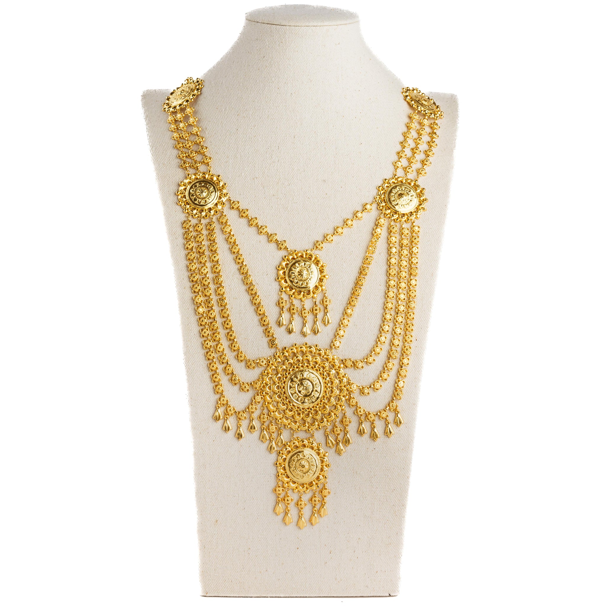 Kursi Jabar Necklace (D1)- Silver 925 & Gold Plated