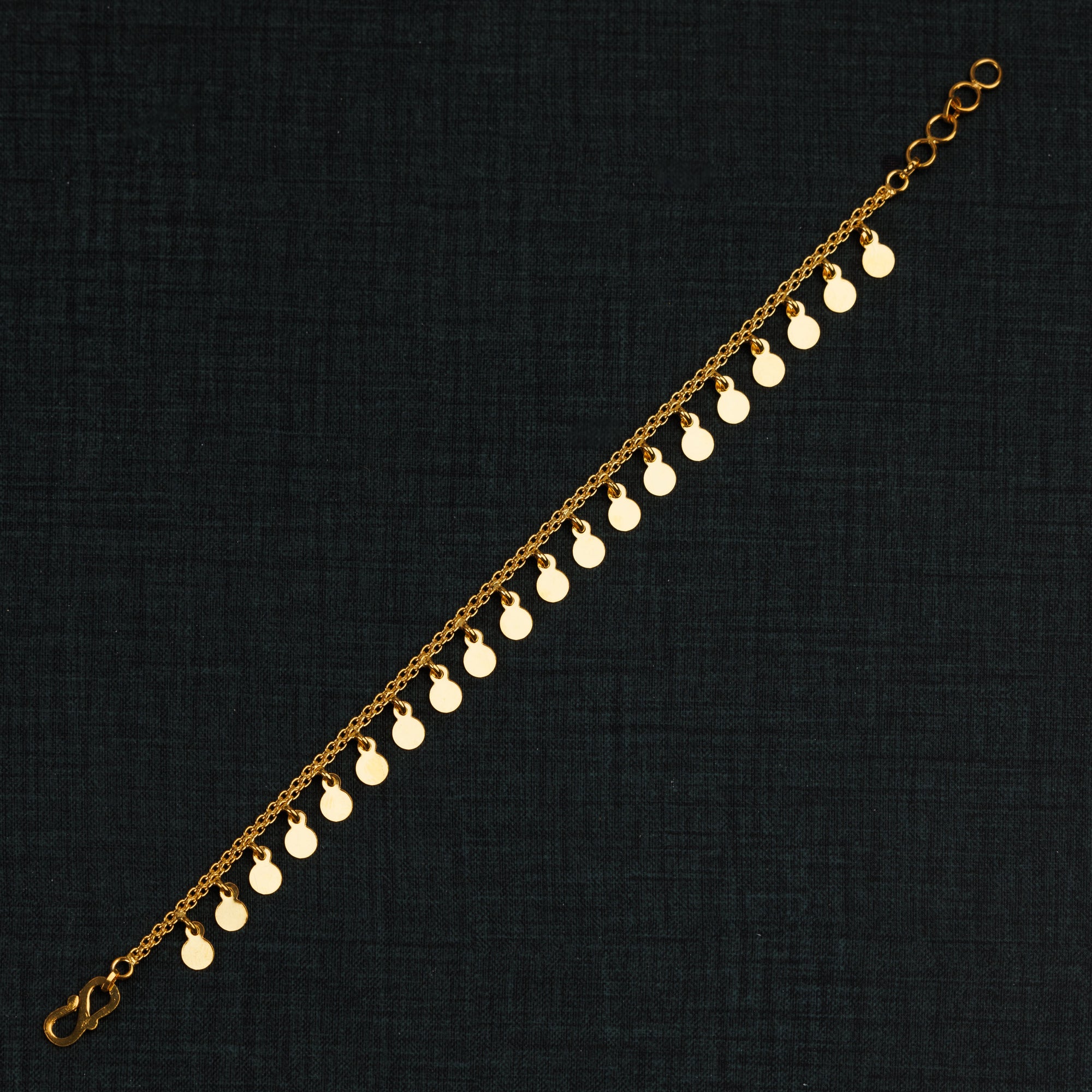 Emirati Style Bracelet (D3) - Silver 925 & Gold Plated