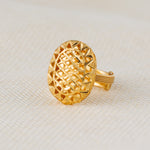 Traditional Ring (138) - Silver 925 & Gold Plated