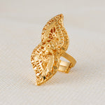 Traditional Ring (D119) - Silver 925 & Gold Plated