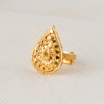 Traditional Ring (139) - Silver 925 & Gold Plated