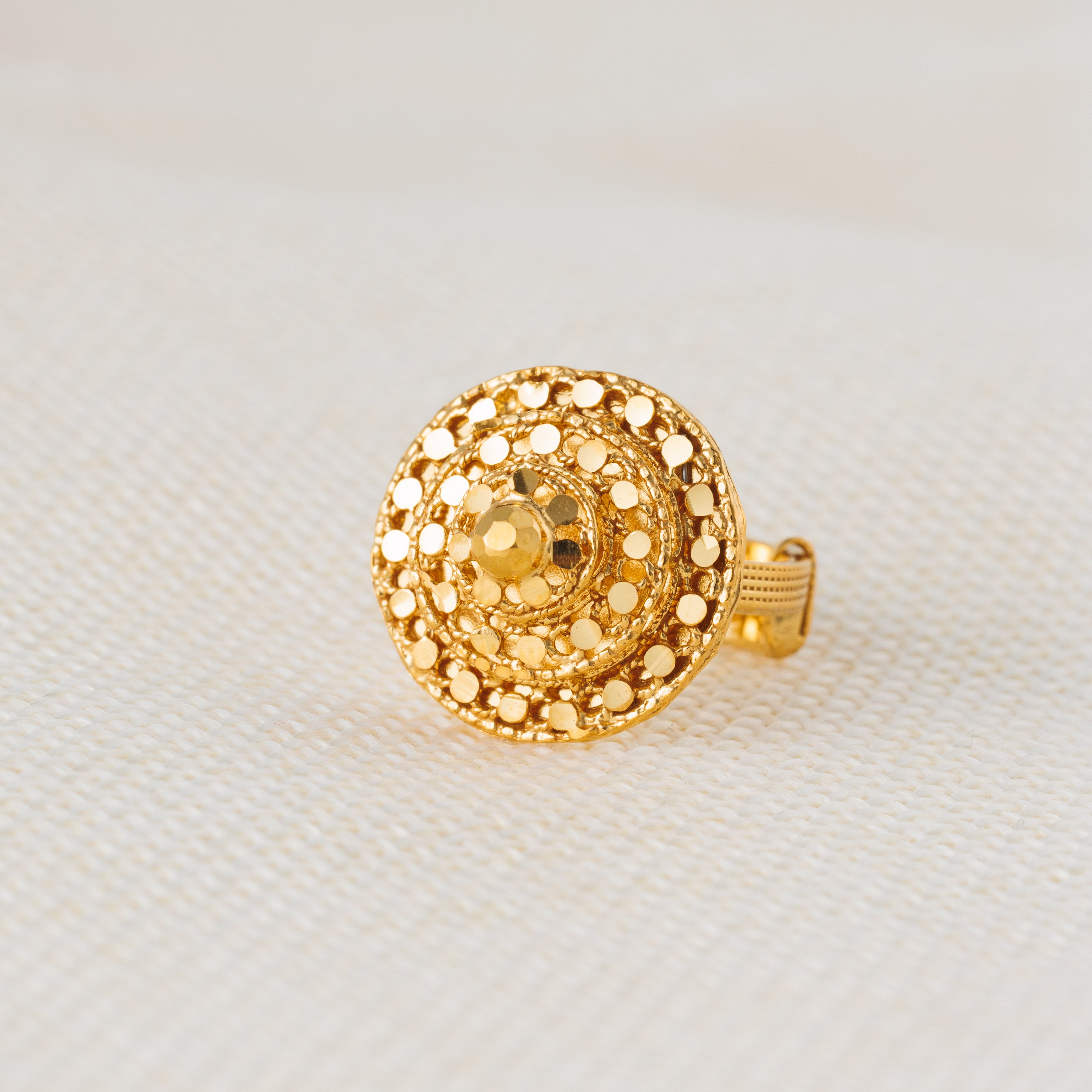 الخاتم التقليدي (D99) - Silver 925 و Gold Plated