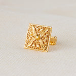 Traditional Ring (137) - Silver 925 & Gold Plated