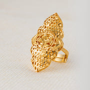 الخاتم التقليدي (D64) - Silver 925 و Gold Plated