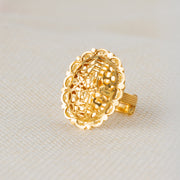 الخاتم التقليدي (D103) - Silver 925 و Gold Plated