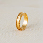 خواتم RP ثلاثية الأبعاد (D19) - فضة عيار 925 ومطلية بالذهب