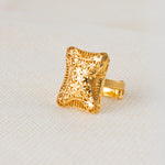 Traditional Ring (136) - Silver 925 & Gold Plated