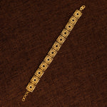 Casting Bracelet (D15) - Silver 925 & Gold Plated